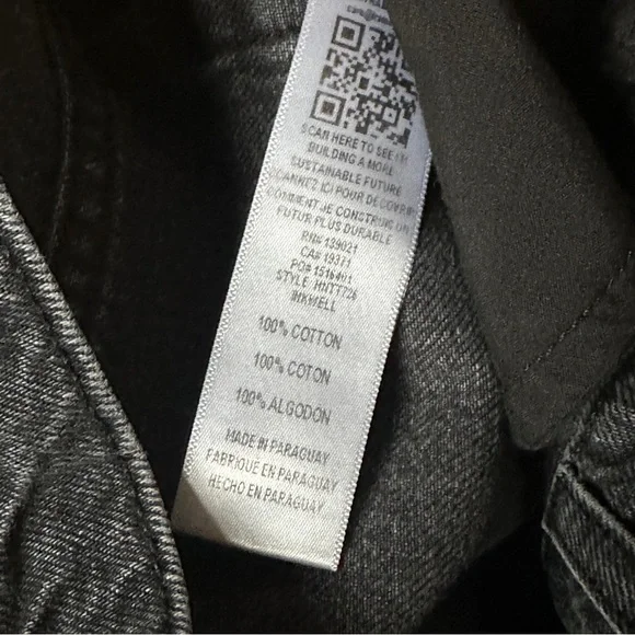 Frame Womens 26/28 Black Le High N Tight Straight Leg High Waist Denim Jeans - Picture 5 of 9